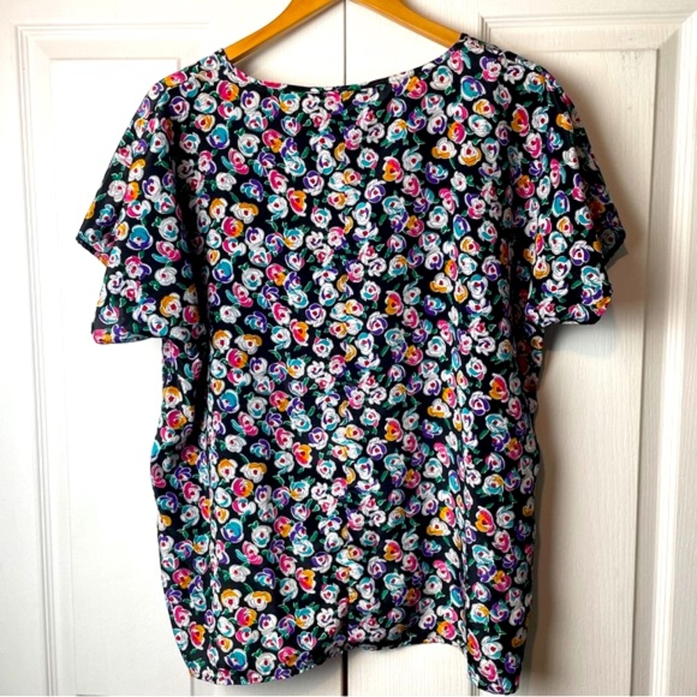 Floral 90s Top GARDEN GIRL Plus Size 20